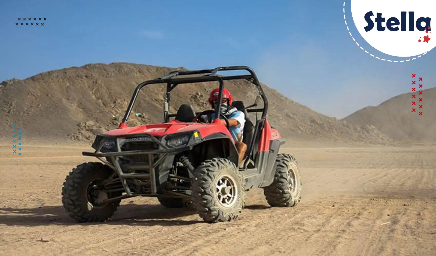 Faites le plein d’adrénaline avec un buggy safari à Hurghada – conduite sportive dans le sable et paysages désertiques inoubliables.
