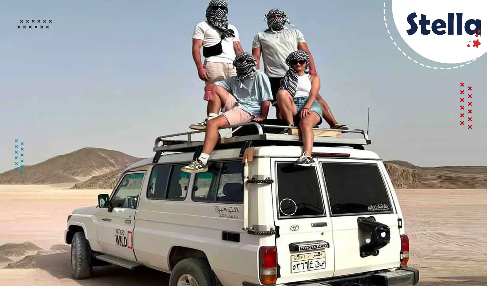 Partez à l’aventure avec un Jeep Safari dans le désert d’Hurghada – paysages volcaniques et culture bédouine au programme.